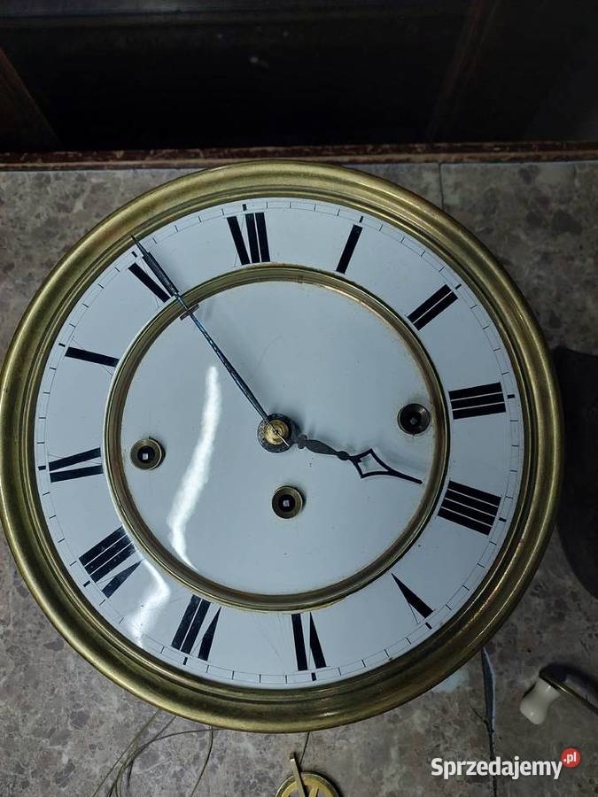 161 Zestaw mechanizm starego zegara kwadransowy Tczew