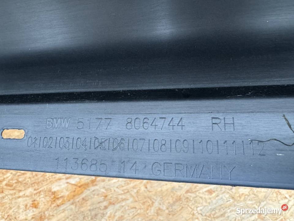 Listwa progowa próg prawa rh bmw 5 G30 G31 wielkopolskie