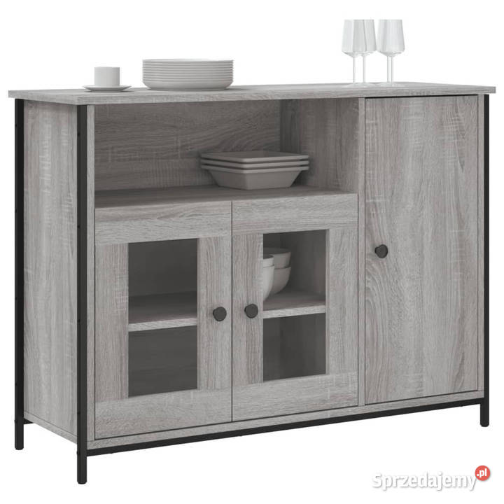 Szafka szary dąb sonoma 100x35x75 materiał Warszawa