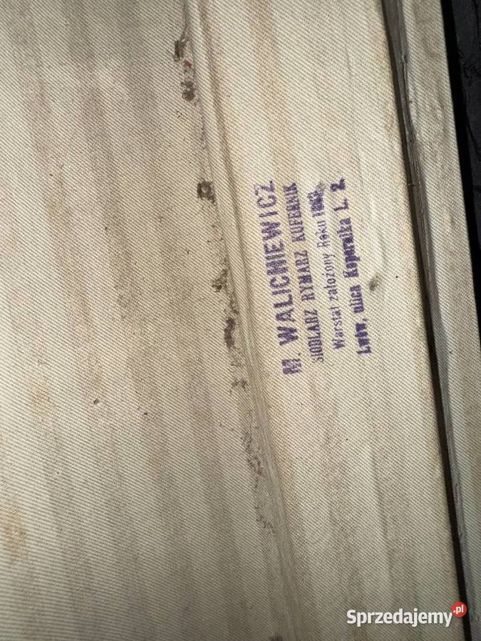 Kufer stary polski Warszawa