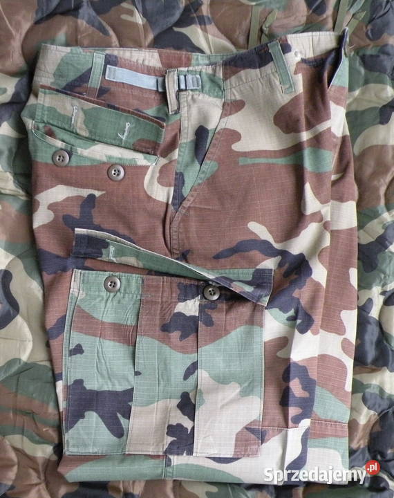 Spodnie bdu woodland ripstop small short Wrocław sprzedam