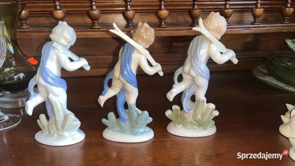 Zima Figurki Pory Roku IlmenauPorzellanfabrik