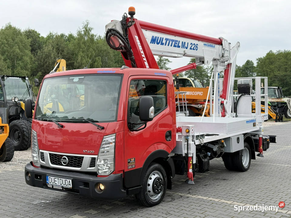 Nissan Cabstar Podnośnik Koszowy 226m Zwyżka wspomaganie kierownicy Widełki