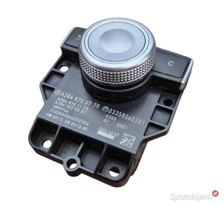 KONTROLER IDRIVE POKRĘTŁO MERCEDES W204 CKLASA Panele sterowania, przełączniki Części samochodowe Działoszyce