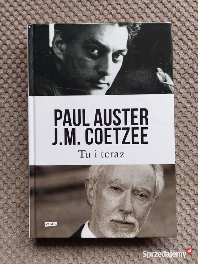 nowa Paul Auster JM Coetzee Tu i teraz Listy