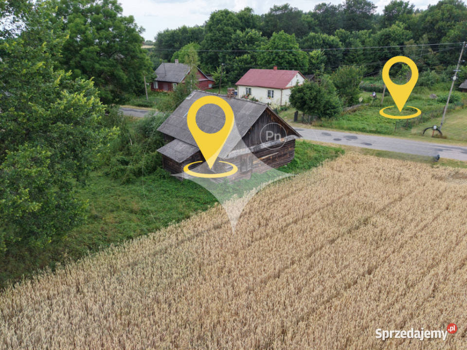 Siedlisko do remontu w Mokranach Starych Zalesie wolnostojący lubelskie Mokrany Stare