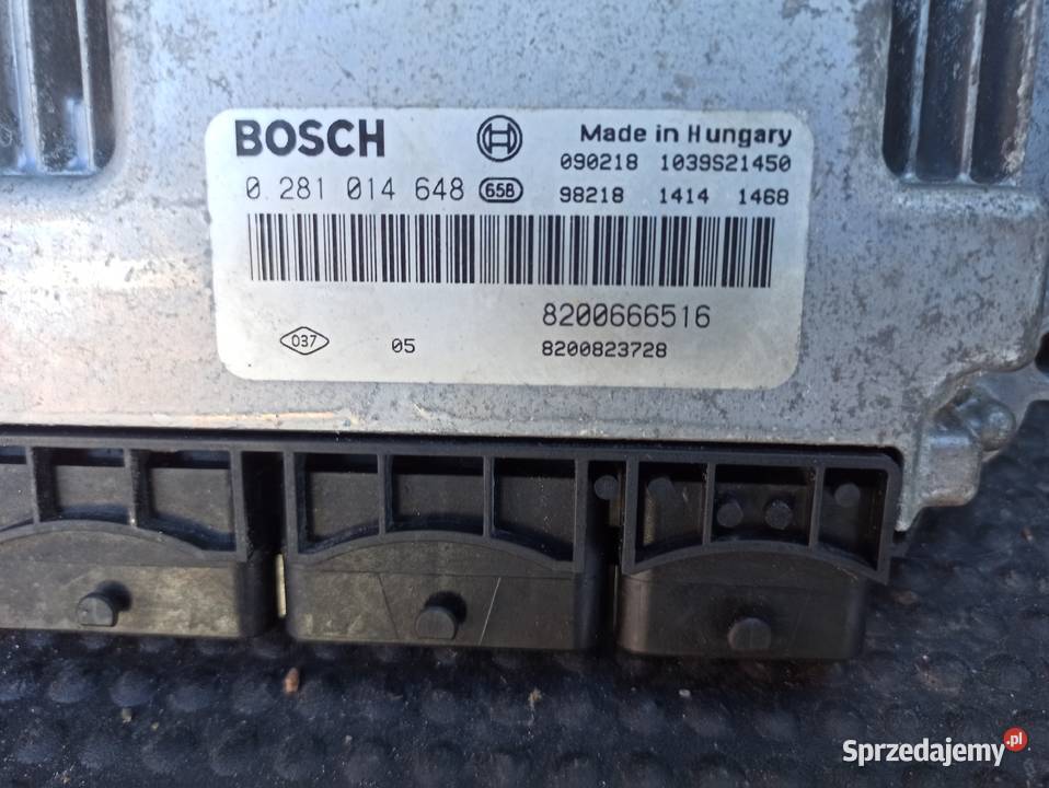 KOMPUTER STEROWNIK 0281014648 8200666516 Renault Komputery dolnośląskie Bolesławiec
