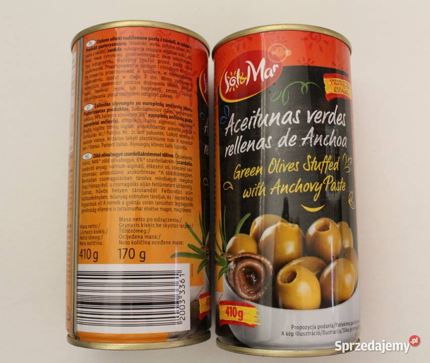 SolMar zielone oliwki z onchois w puszce Lidl wielkopolskie Stare Miasto