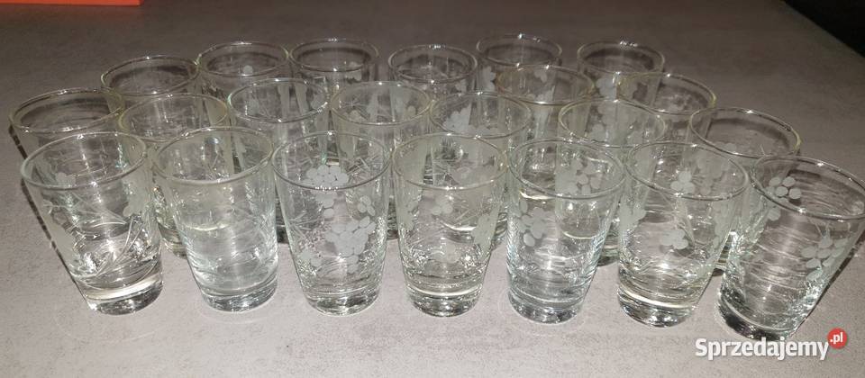 Kieliszki małe 21 sztuk Warszawa