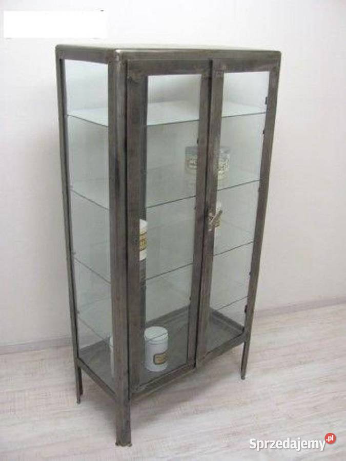 Serwantka Witryna industrialna biblioteka Szafy, regały, półki Warszawa