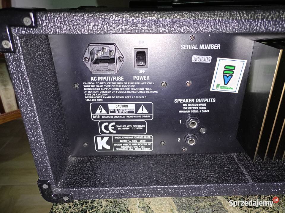 Wzmacniacz z Mikserem Kustom KPM 6160 Drawski Młyn
