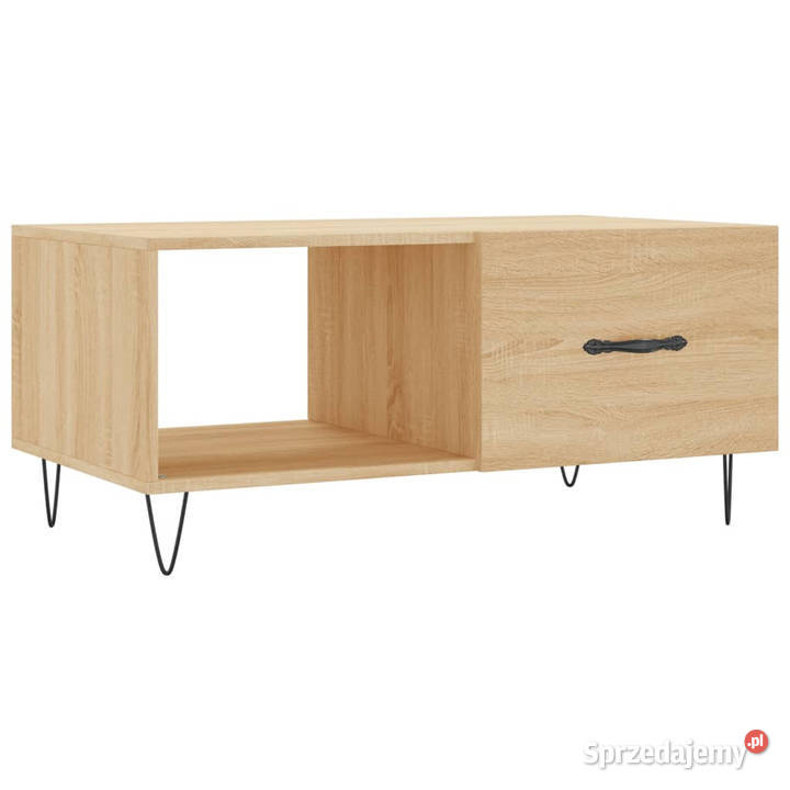 Stolik kawowy kolor dąb sonoma 90x50x40 WM829207 mazowieckie Warszawa sprzedam