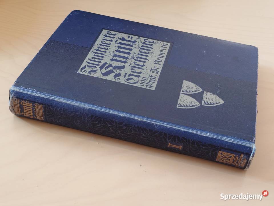 Stara książka Illustrierte Kunstgeschichte dr Warszawa