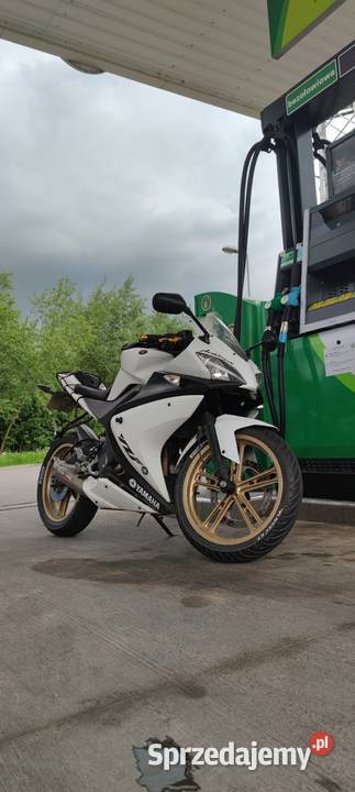 YAMAHA YZF r125 2013r Biała perła podlaskie Mońki