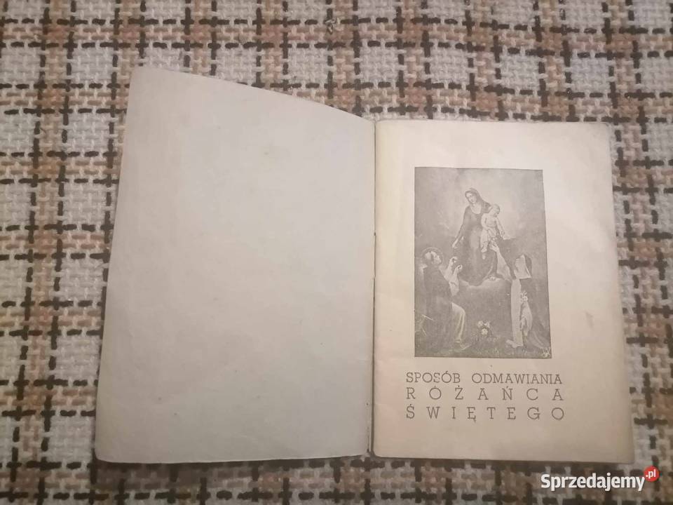 Sposób Odmawiania Różańca Świętego 1954 Książki naukowe i popularnonaukowe Wałbrzych sprzedam