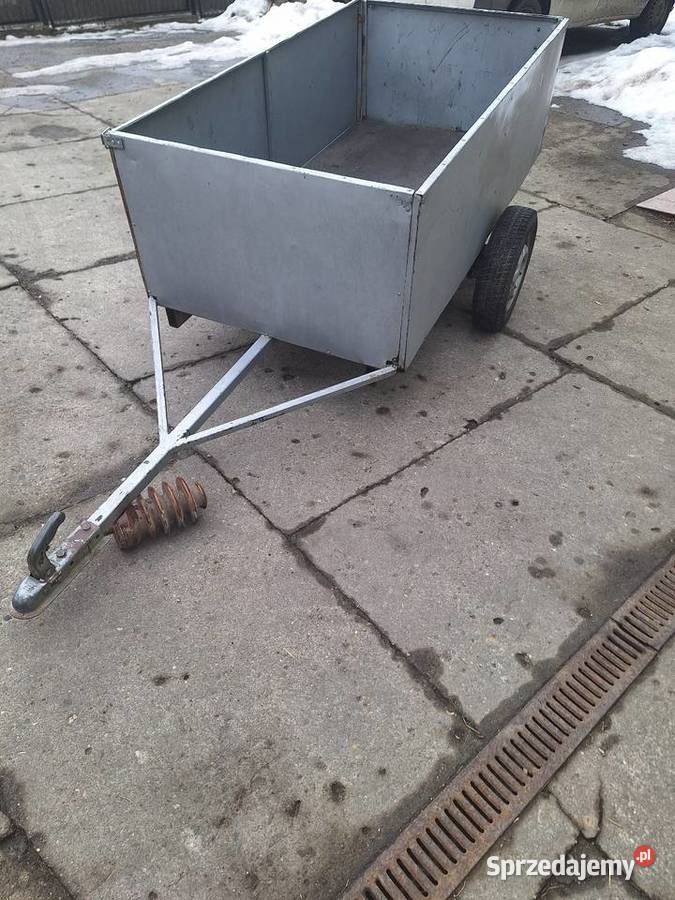 Przyczepka leśna ogrodowa do quada wąska nisko małopolskie Mogilany