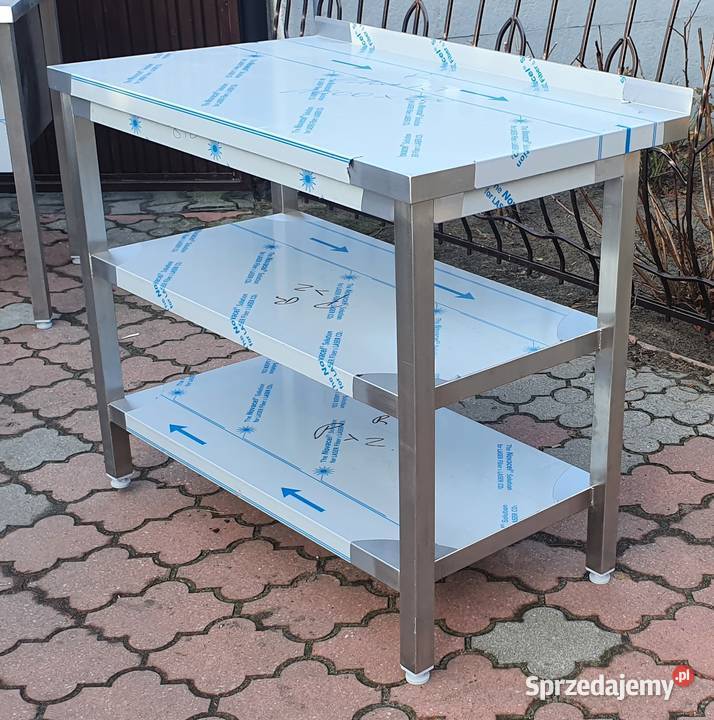 Stół gastronomiczny 100x60x85 z 2 półkami Gastronomia Rawicz