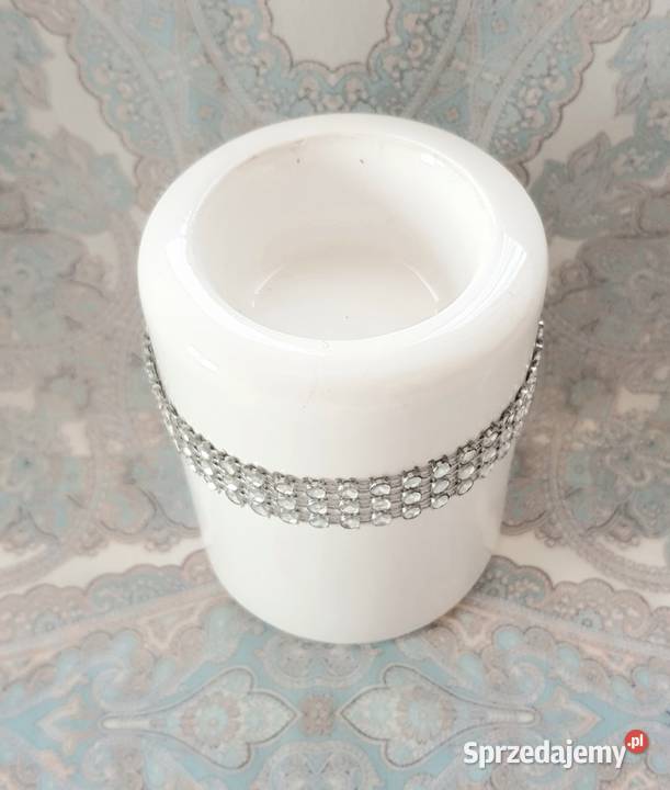 Komplet ceramicznych świeczników tealight Świeczniki Ruda Śląska