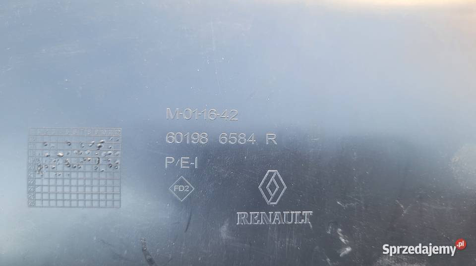 OSŁONA KRATKI ZDERZAKA PRZÓD DACIA DUSTER II Ruda Śląska