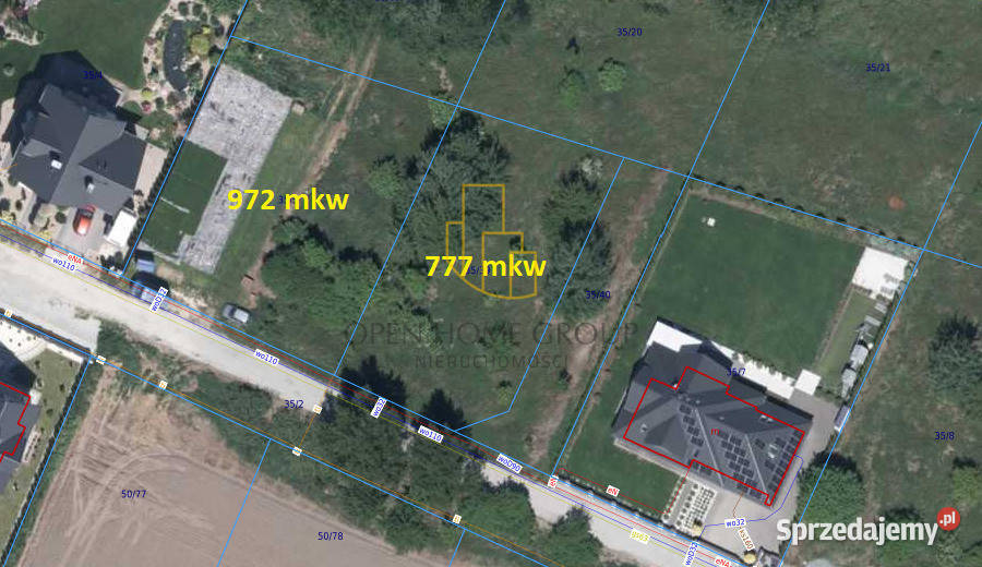 Wrocław Radomierzyce działka 777 m2