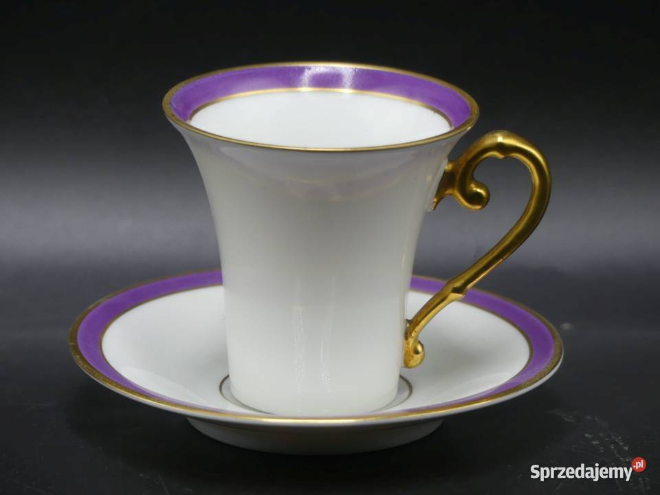 Zjawiskowa elegancka mokka Hutschenreuther stan Poznań