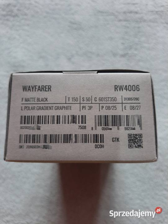 Okulary przeciwsłoneczne RayBan Meta Pozostałe śląskie Będzin