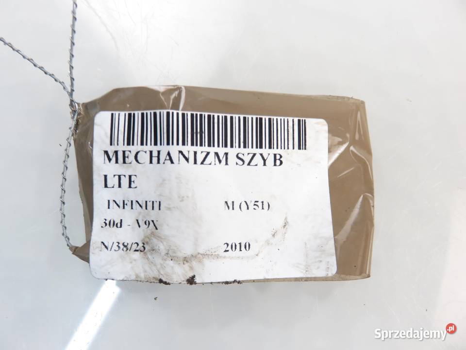 PODNOŚNIK SZYBY LEWY TYLNY INFINITI M Q70 osobowe