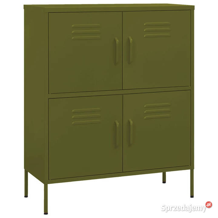 Szafka oliwkowozielona 80x35x1015 stalowa mazowieckie Warszawa