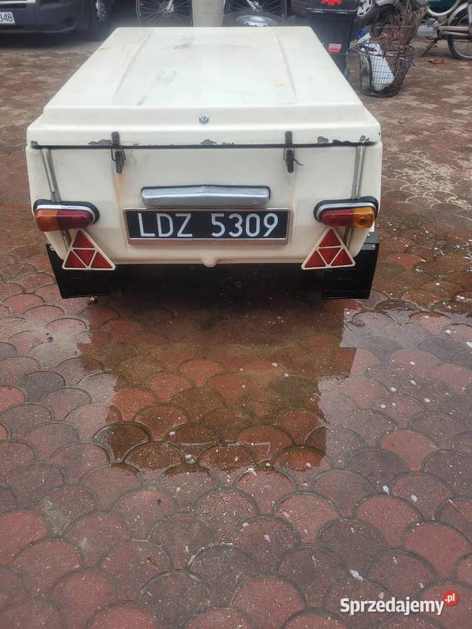 PRZYCZEPKA N250c towarowe łódzkie Biała