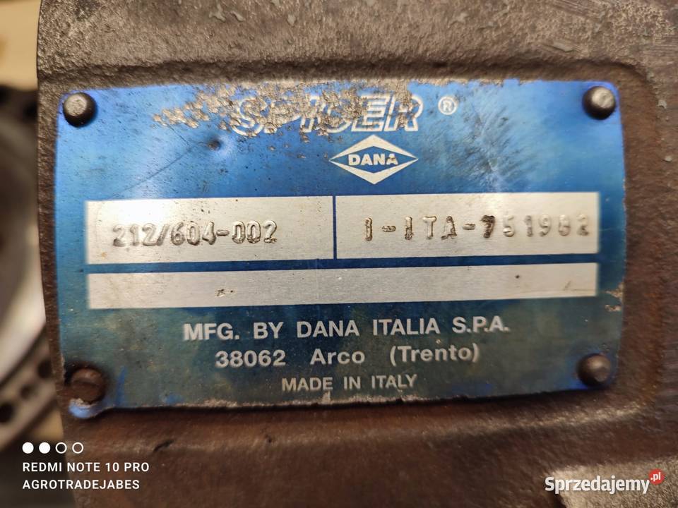 Dyferencjał 9X31 SPICER 212604 DANA 751982