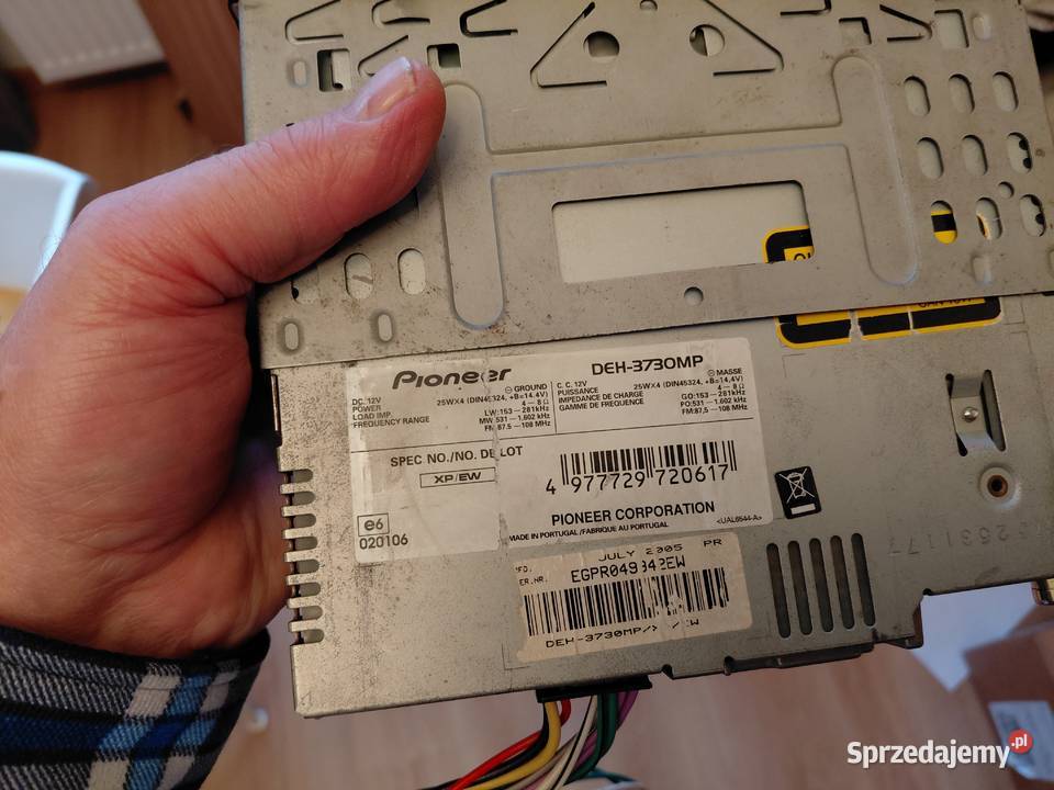 Radio Pioneer DEH3730MP Pozostałe