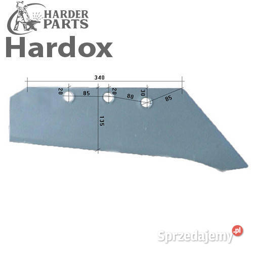 Lemiesz 300hektarów HARDOX 50587P części do Suwałki