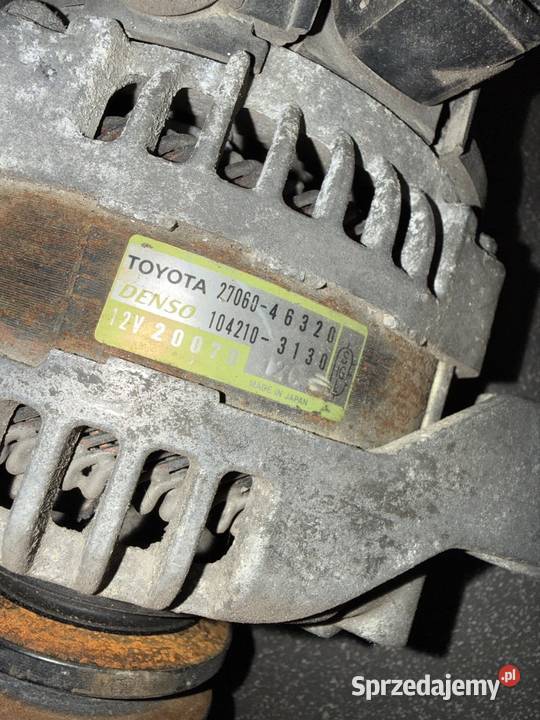 Alternator toyota 2706046320 osobowe Tychy
