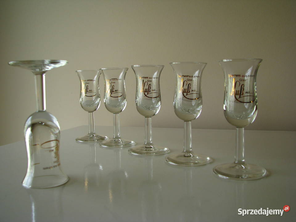 Kieliszki do brudzia na nóżce tulipan Brzegi