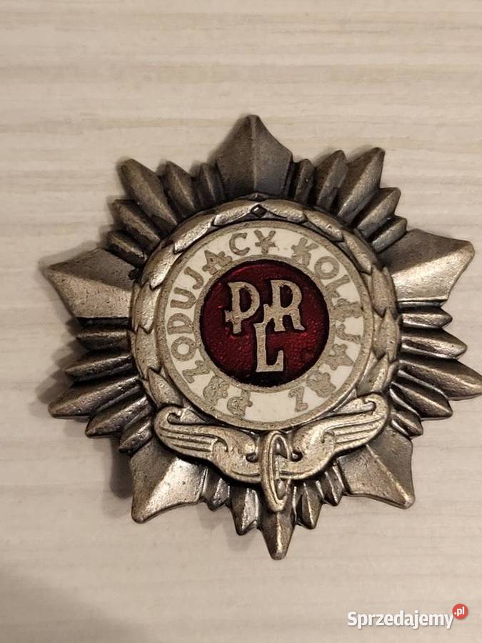 Przodujący Kolejarz PRL odznaka Gliwice sprzedam