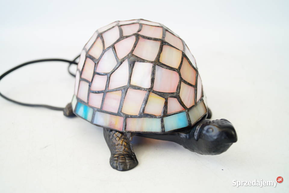 Lampka witrażowa styl Tiffany witraż ŻÓŁW 2 Gizałki