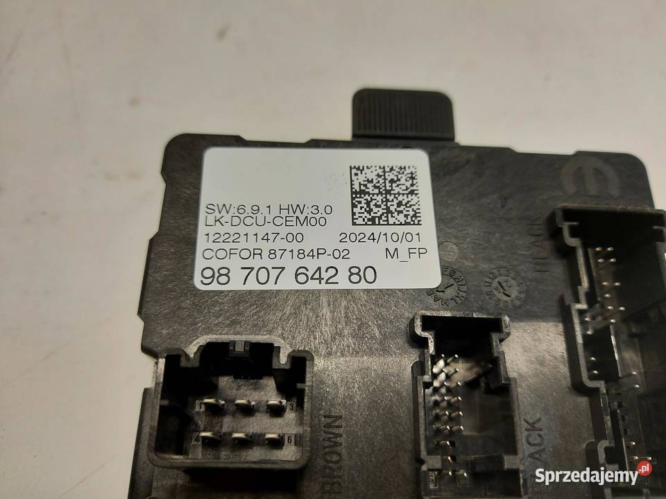 OPEL Grandland II 2024 Moduł sterownik drzwi