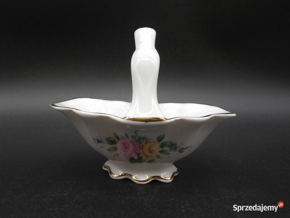 Porcelanowy Koszyczek GEROLDTETTAU Bavaria wielkopolskie Raszków