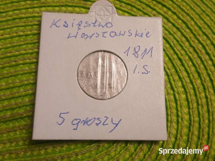 moneta srebrna Księstwa Warszawskiego z 1811r