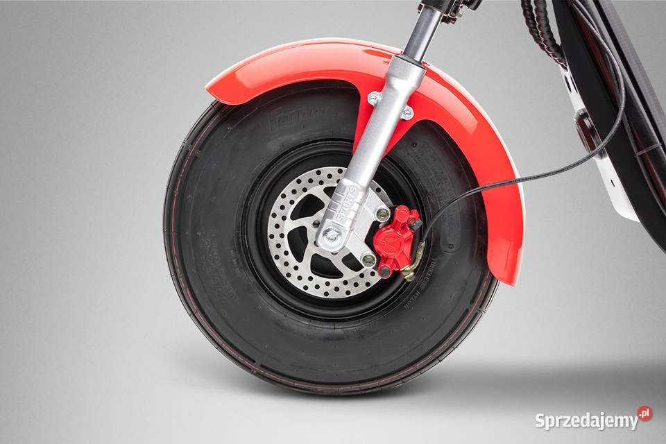 HULAJNOGA SKUTER ELEKTRYCZNY 1500W Lit czerwono Łańcut