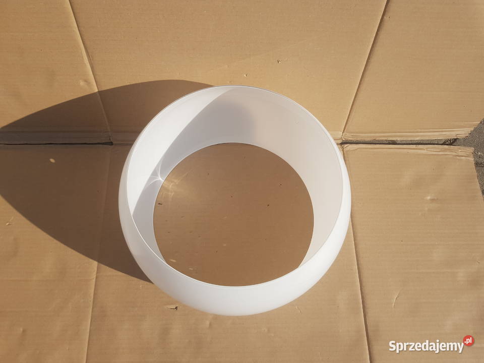 Klosz do lampy OBRĘCZ KOŁO RING 40 Biały Połysk mazowieckie