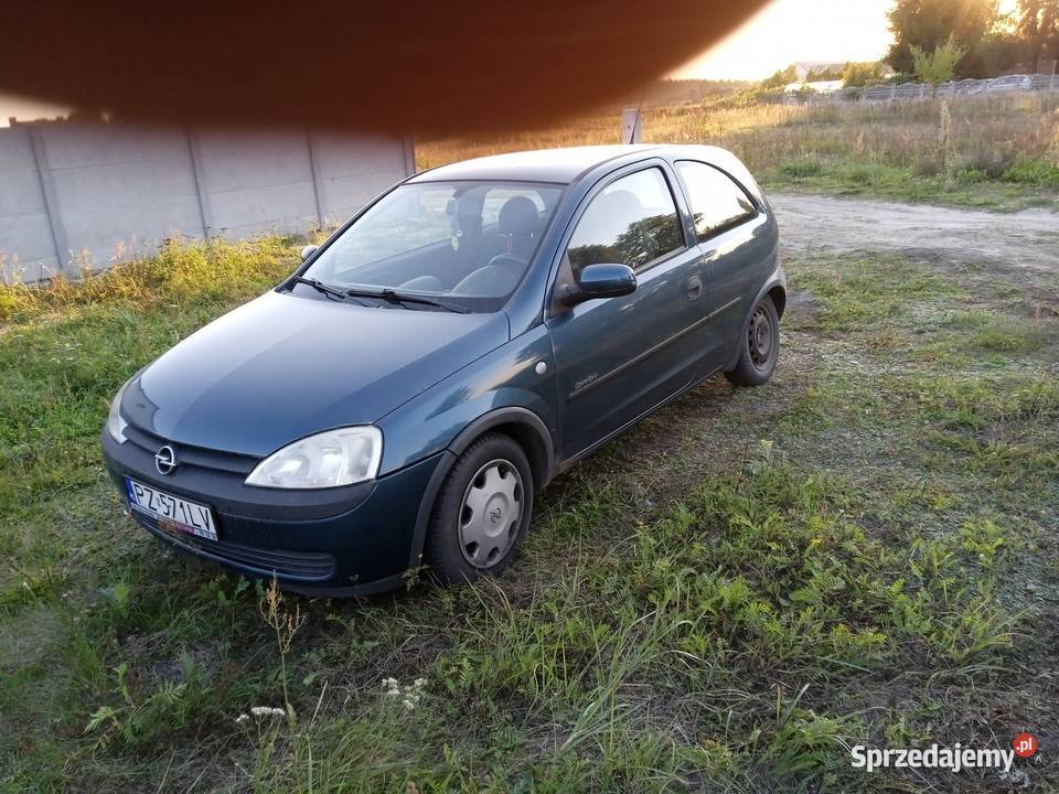 Opel Corsa 2002 nieuszkodzony wielkopolskie Sulęcinek