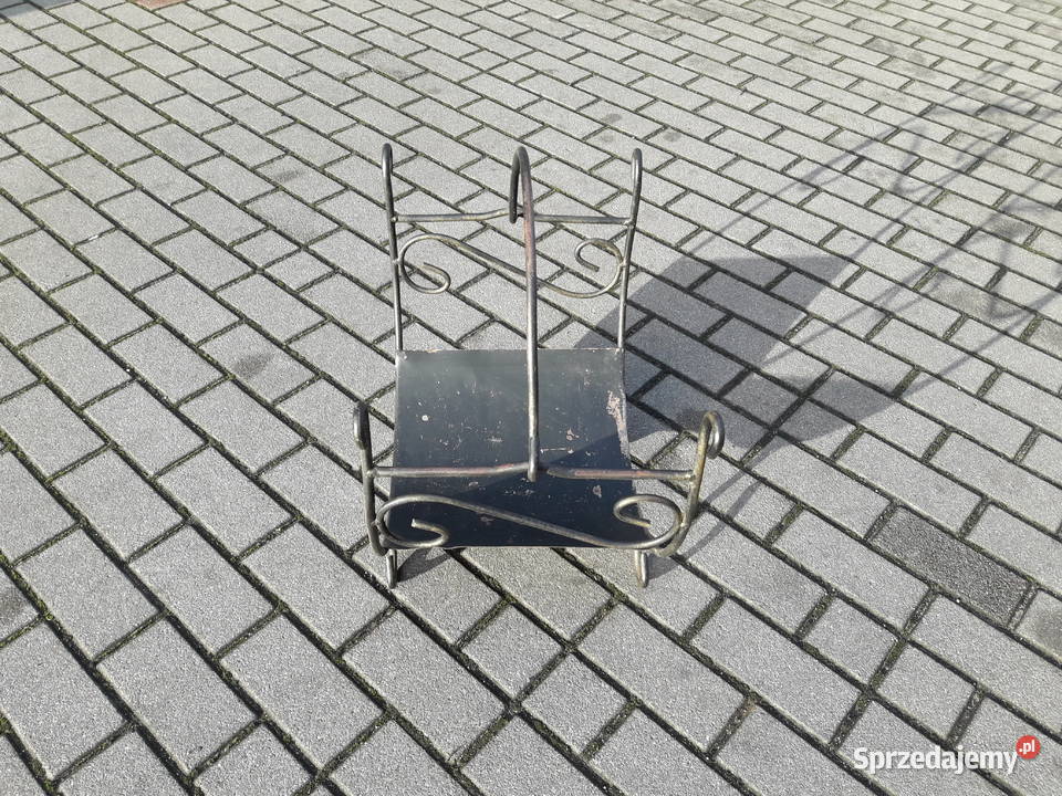 Metalowy kuty kosz na drewno kominkowe Gdynia sprzedam