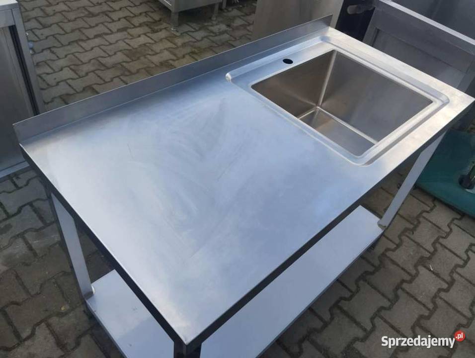 Zlew z Blatem i Półką 1206085 kmc 436O Gastronomia Nowe Skalmierzyce sprzedam