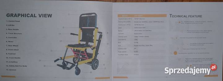 Schodołaz Dragon wózek do jazdy schodach nowy
