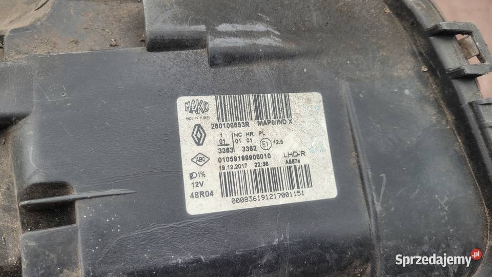 RENAULT CLIO IV 4 LAMPA PRAWA REFLEKTOR PRAWY Ruda Śląska