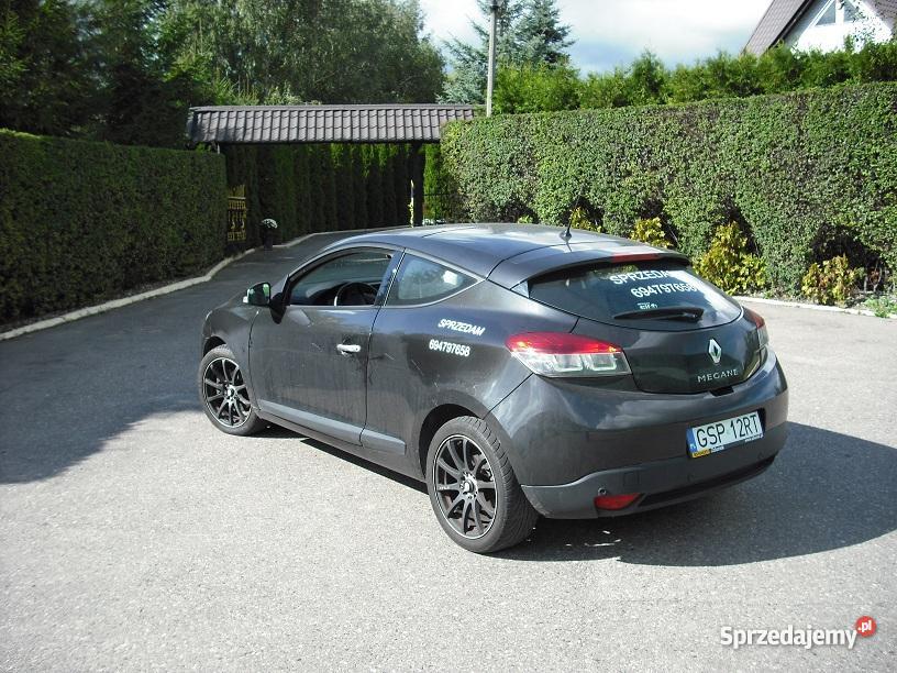 MEGANE III COUPE 20 TCe 180 salon POLSKA 100 ASO centralny zamek pomorskie Gdańsk