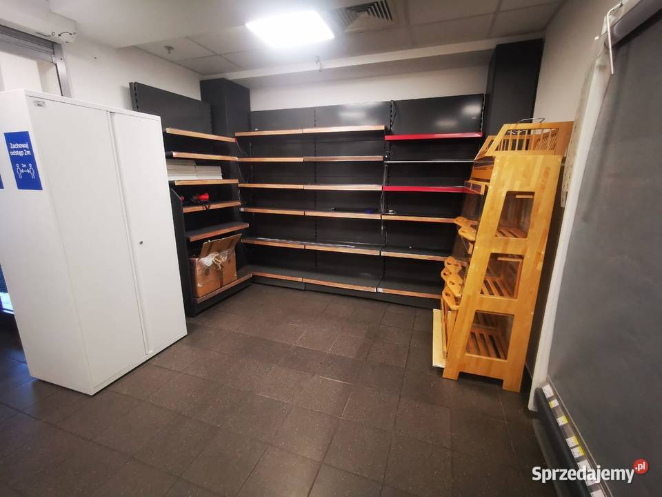 Regały sklepowe jeden segment Sklep Pszczyna sprzedam