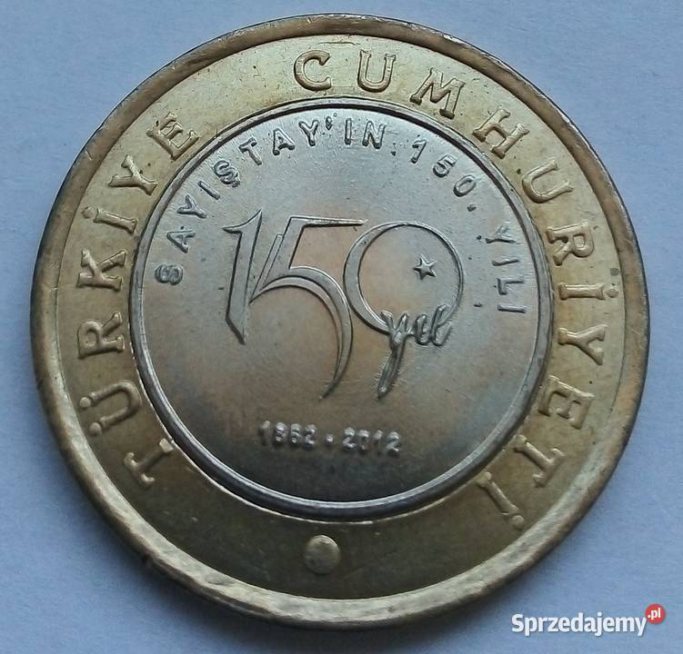 TURCJA1 LIRASI2012 r OKOLICZNOŚCIOWA Numizmatyka Legionowo sprzedam