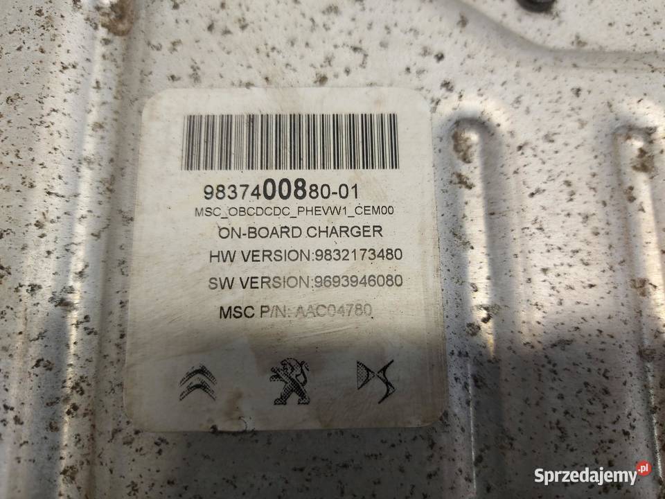 PEUGEOT 508 II 16 EH Ładowarka baterii